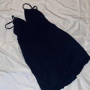 Dark blue dress